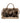 PREORDER Disney's Belle Gilded Ballroom Bowler Bag Large Gold Chrome
